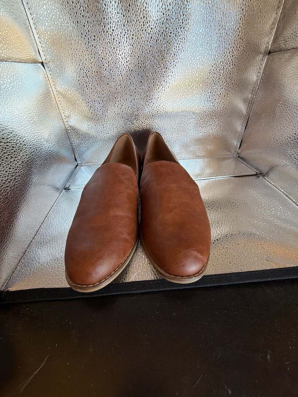 Indigo Rd. Hani Brown Faux Leather Loafers - Picture 2 of 4